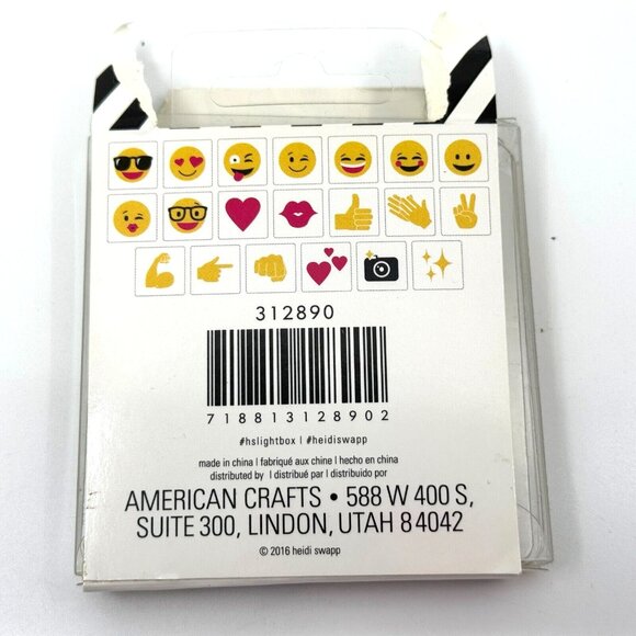 Heidi Swapp by American Crafts Light Box 20 Emoji Icons: Marquee Love - Picture 3 of 12